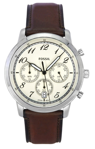 Front view of Fossil FS6022 Mens Watch on white background