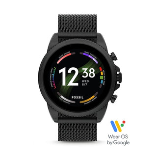 Front view of Fossil FTW4066 Smartwatch on white background