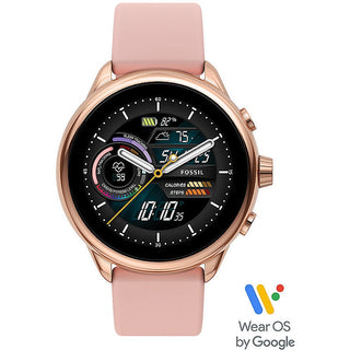 Front view of Fossil FTW4071 Smartwatch on white background