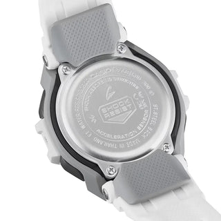 Angle shot of Casio G Squad Sunny Side Style GBD-300-7ER Mens Watch on white background