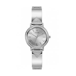 Front view of Guess Triluxe GW0474L1 Womens Watch on white background