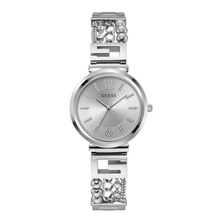 Front view of Guess Cluster GW0545L1 Womens Watch on white background