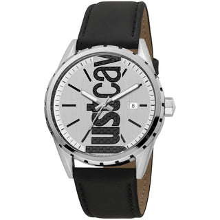 Front view of Just Cavalli JC1G082L0105 Mens Watch on white background