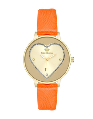 Front view of Juicy Couture JC_1234GPOR Womens Watch on white background