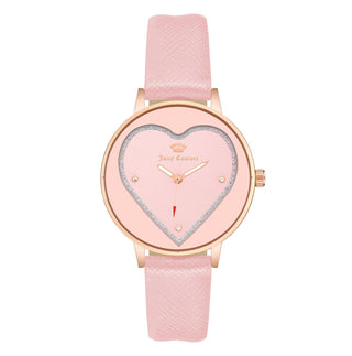 Front view of Juicy Couture JC_1234RGPK Womens Watch on white background