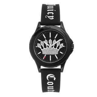 Front view of Juicy Couture JC_1325BKBK Womens Watch on white background