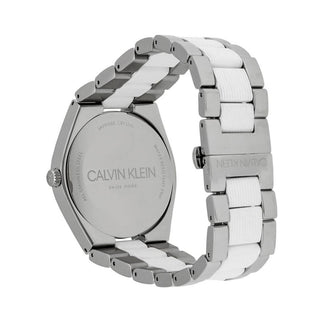 Angle shot of Calvin Klein Contrast K9E211K6 Mens Watch on white background