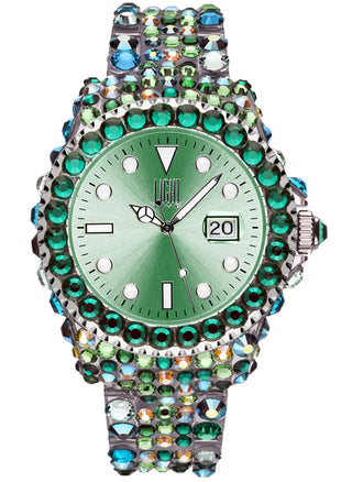 Front view of Light Time Mediterraneo L602M Womens Watch on white background