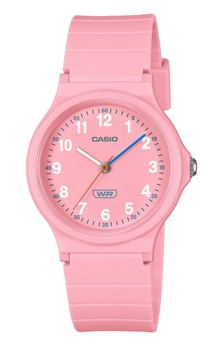 Front view of Casio LQ-24B-4B Womens Watch on white background