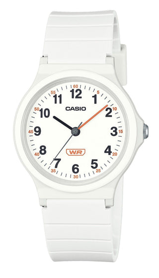 Front view of Casio LQ-24B-7B Womens Watch on white background