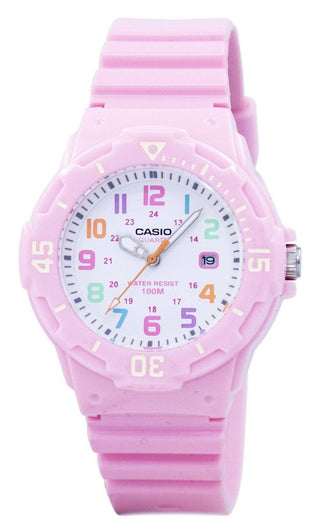 Front view of Casio Collection LRW-200H-4B2VDF Womens Watch on white background