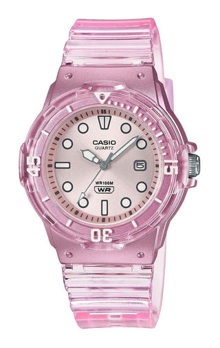 Front view of Casio LRW-200HS-4EV Womens Watch on white background