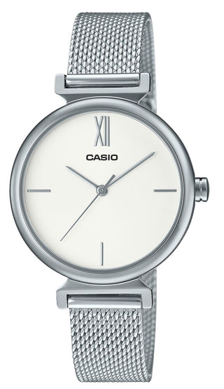 Front view of Casio LTP-2024VM-7C Womens Watch on white background