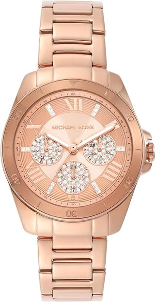 Front view of Michael Kors Alek MK7264 Womens Watch on white background