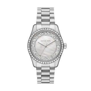 Front view of Michael Kors Lexington MK7445 Womens Watch on white background