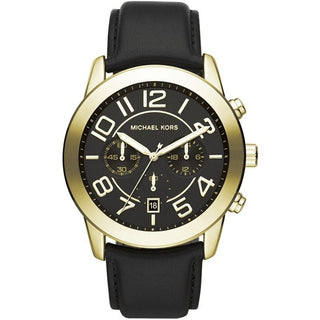 Front view of Michael Kors Chronograph MK8287 Mens Watch on white background