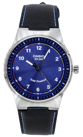 Front view of Casio MTP-RS105L-2B Mens Watch on white background