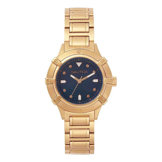 Front view of Nautica NAPCPR005 Womens Watch on white background