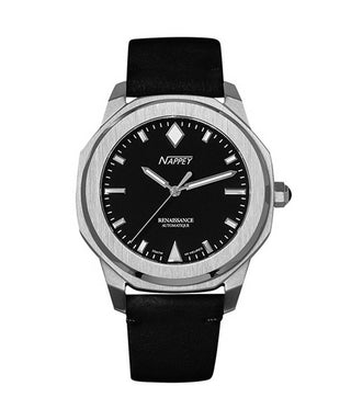 Front view of Nappey NY41-AD1M-3B1A.-.NW Mens Watch on white background