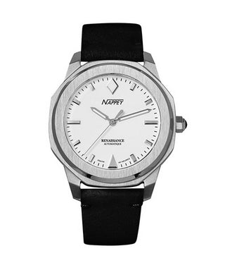 Front view of Nappey NY41-AD2M-3B1A.-.NW Mens Watch on white background