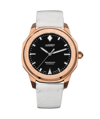 Front view of Nappey NY41-BD1M-3B2A.-.NW Mens Watch on white background