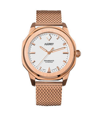 Front view of Nappey NY41-BD2M-6B9A.-.NW Mens Watch on white background