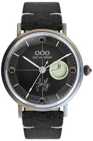 Front view of Out Of Order OOO.001-7.NE.-.OW Mens Watch on white background