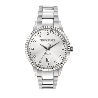 Front view of Trussardi R2453141004 Mens Watch on white background