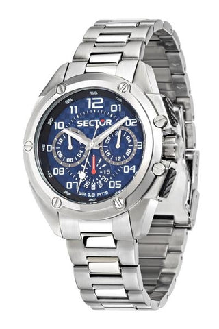 Front view of Sector Chronograph R3253581002 Mens Watch on white background