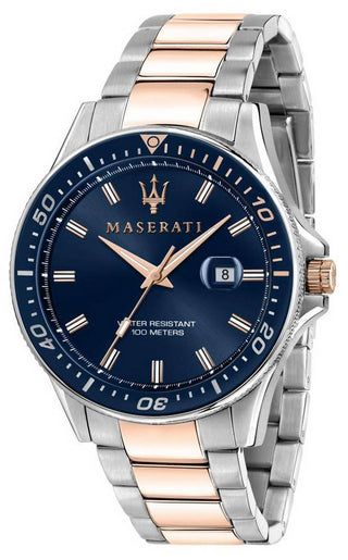 Front view of Maserati R8853140003- Mens Watch on white background