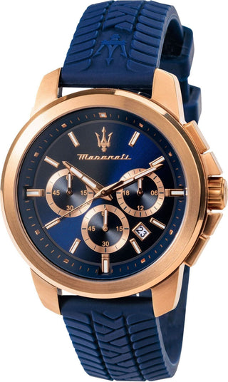 Front view of Maserati R8871621034- Mens Watch on white background