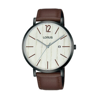 Front view of Lorus Dress RH999MX9 Mens Watch on white background