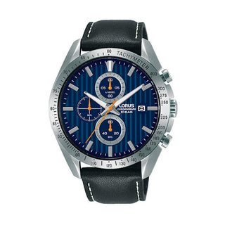 Front view of Lorus Sports Chronograph RM311HX9 Mens Watch on white background