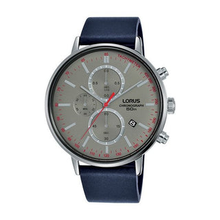 Front view of Lorus Dress Chronograph RM367FX9 Mens Watch on white background