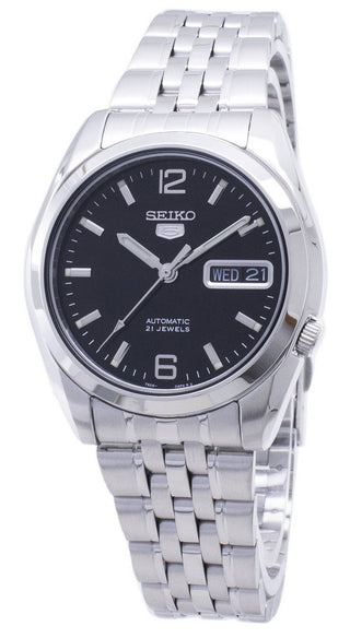 Front view of Seiko SNK393K1 Mens Watch on white background