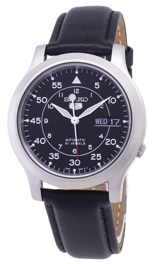 Front view of Seiko SNK809K2-VAR-SS3 Mens Watch on white background