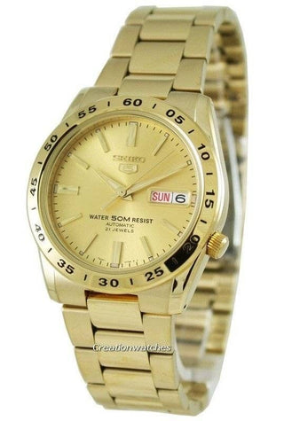 Front view of Seiko SNKE06K1 Mens Watch on white background