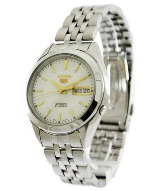 Front view of Seiko SNKL17K1 Mens Watch on white background