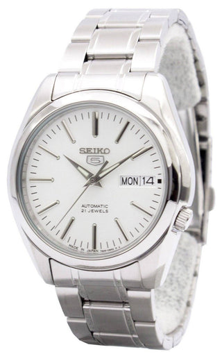 Front view of Seiko SNKL41J1 Mens Watch on white background