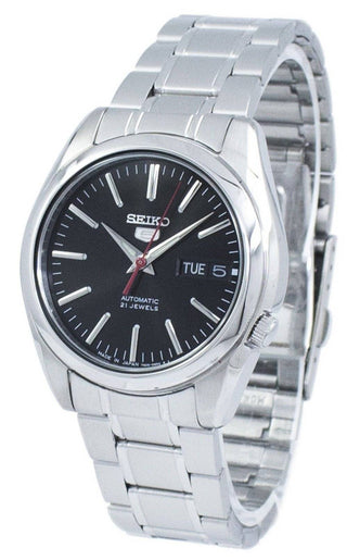 Front view of Seiko SNKL45J1 Mens Watch on white background