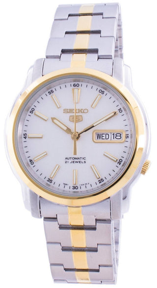 Front view of Seiko SNKL84K1 Mens Watch on white background