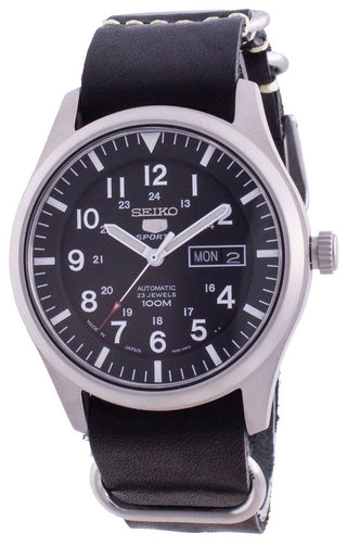 Front view of Seiko SNZG15J1-VAR-LS19 Mens Watch on white background