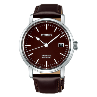 Front view of Seiko Presage SPB115J1 Mens Watch on white background