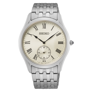 Front view of Seiko SRK047P1 Watch on white background