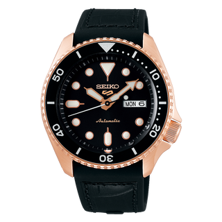 Front view of Seiko 5 Sports SRPD76K1 Watch on white background