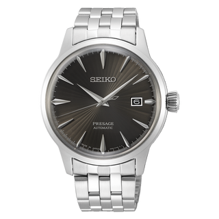 Front view of Seiko Presage SRPE17J1 Watch on white background