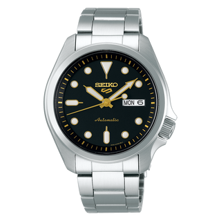 Front view of Seiko 5 Sports SRPE57K1 Watch on white background