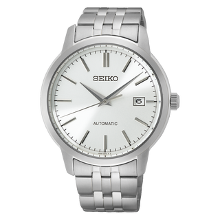 Front view of Seiko SRPH85K1 Mens Watch on white background