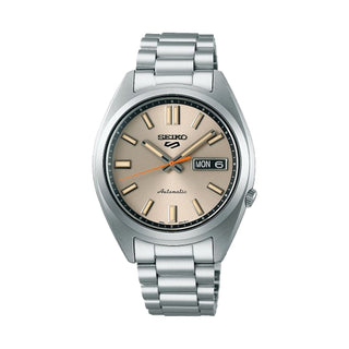 Front view of Seiko SRPK91K1 Watch on white background