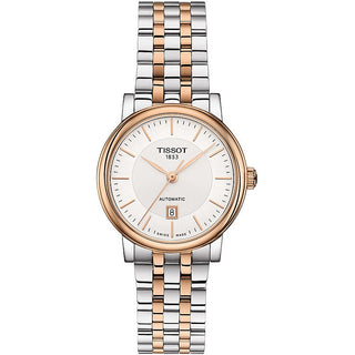 Front view of Tissot T-Classic T1222072203101 Womens Watch on white background